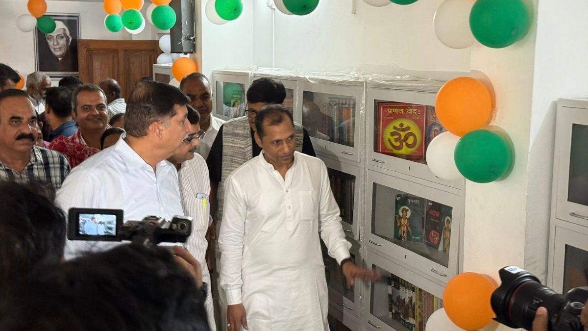 MP कांग्रेस कार्यालय में लाइब्रेरी का शुभारंभ, विचारधारा और अध्ययन का नया केंद्र; वर्षों पुरानी मांग हुई पूरी
