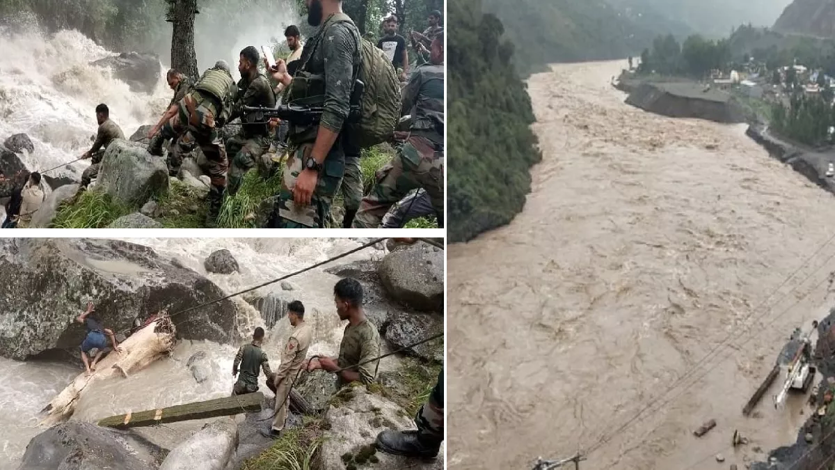 जम्मू-कश्मीर में अचानक बाढ़ ने मचाई तबाह, 7 लोगों की हुई मौत; बचाव कार्य में जुटी प्रशासनिक टीम