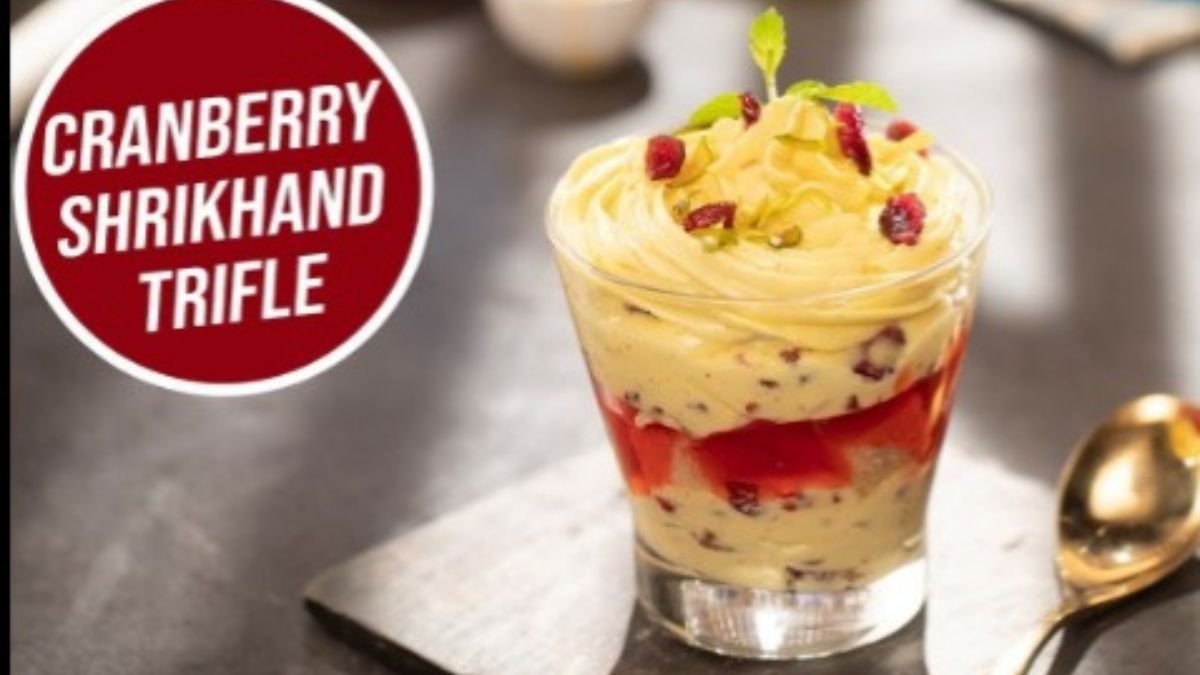 क्रैनबेरी श्रीखंड ट्राइफल, जब त्योहारों में घुला ग्लोबल फ्लेवर