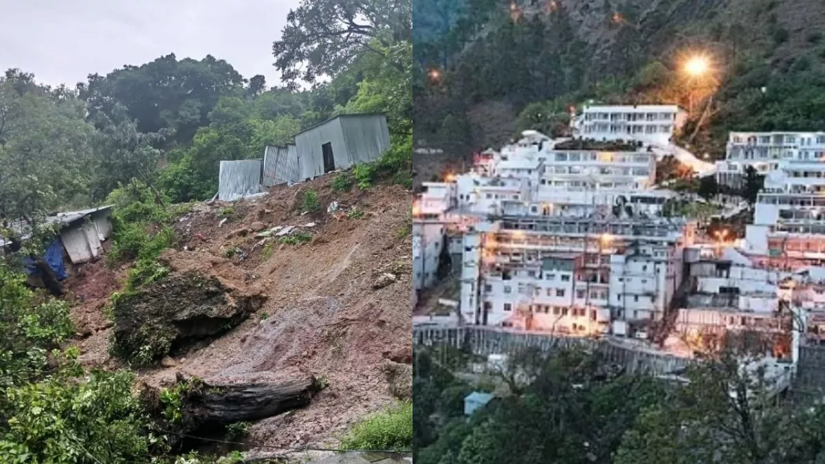 भारी बारिश के चलते रुकी वैष्णो देवी यात्रा, मार्ग पर भूस्खलन होने से हुआ खतरा; प्रशासन ने दिए सतर्क रहने के निर्देश