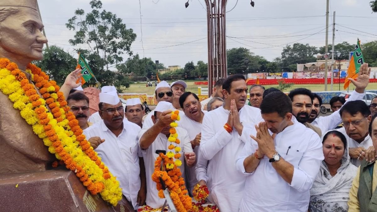 गांधी-शास्त्री जयंती पर MP कांग्रेस का श्रद्धांजलि समारोह, जीतू पटवारी बोले- “आदर्श ही देश का असली मार्गदर्शन”