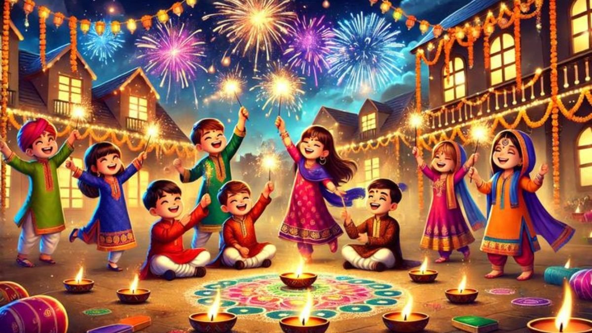 रीवा में गरीब बच्चों के लिए खास दिवाली, फुलझड़ियों और मिठाइयों से सजी खुशियों की शाम