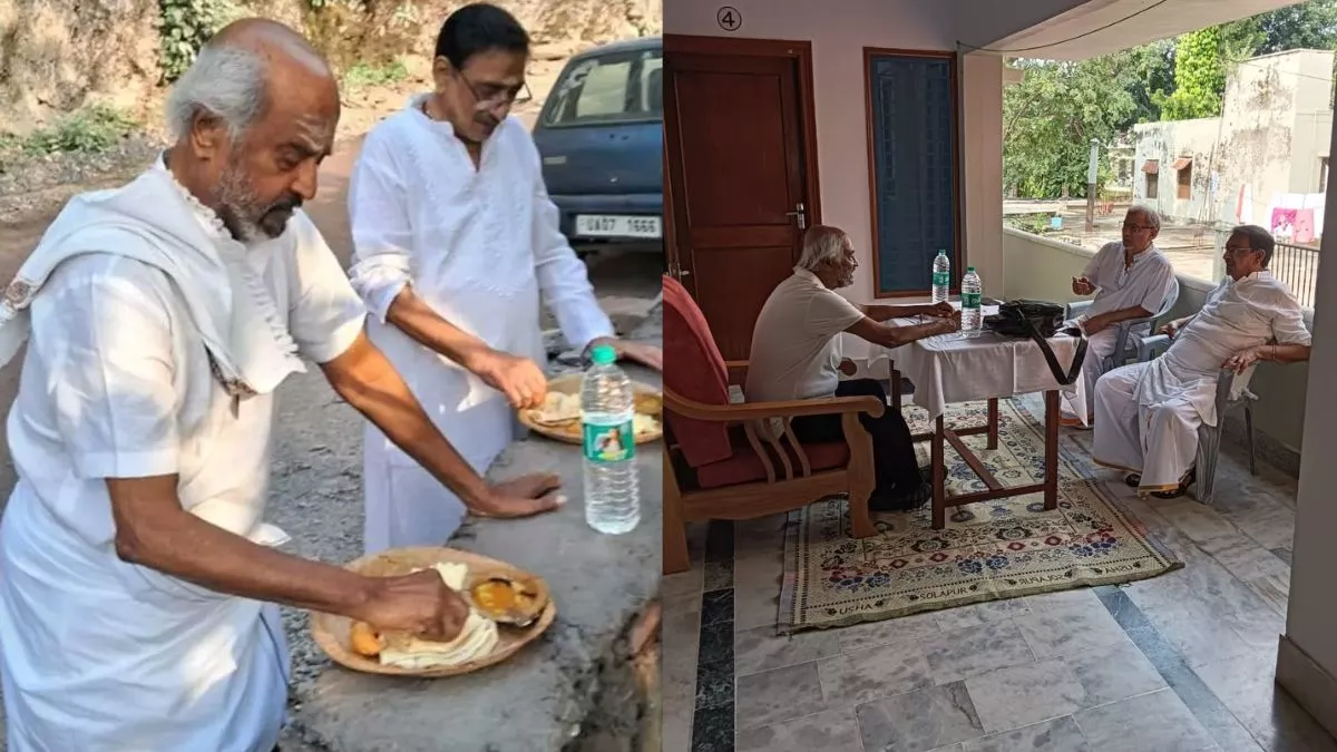 सुपरस्टार रजनीकांत हिमालय में साधु जीवन का ले रहे आनंद, सोशल मीडिया पर वायरल हुई तस्वीरें