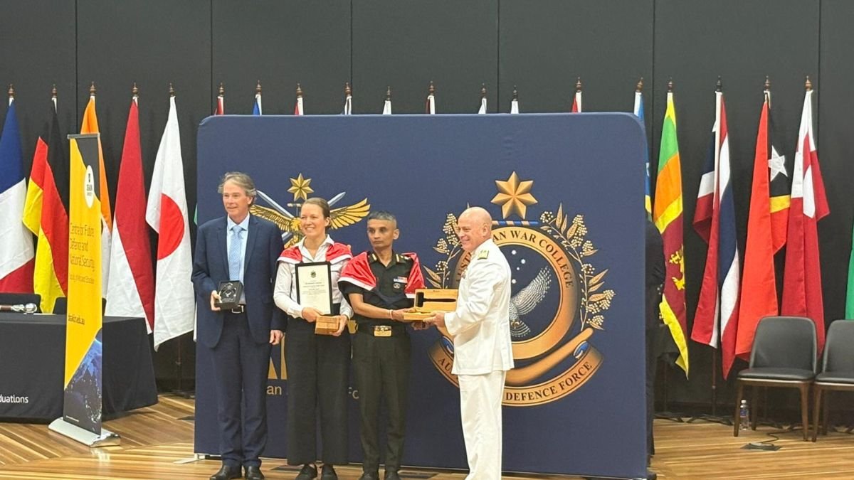 ऑस्ट्रेलिया में भारतीय सेना कर्नल को मिली सफलता, Geddes Gavel Award से किये गये सम्मानित