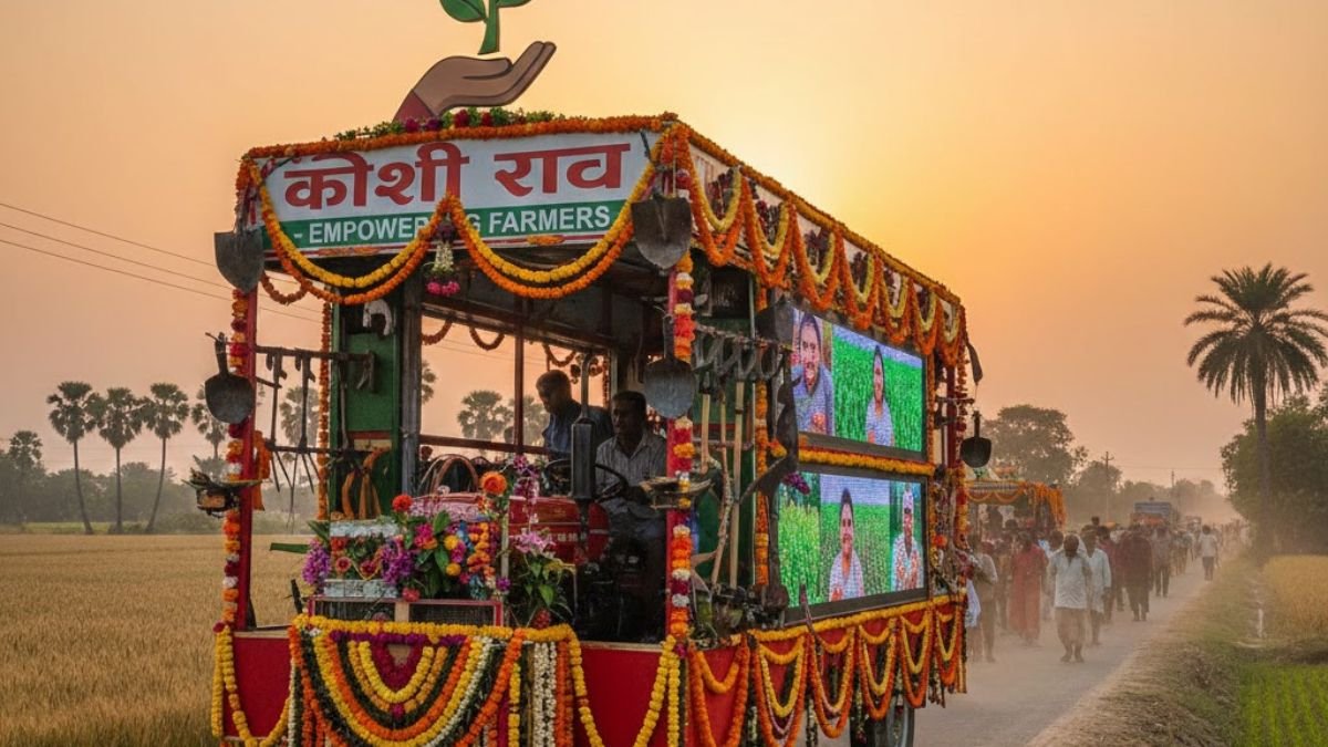 सिवनी से कृषक कल्याण वर्ष 2026 की शुरुआत, साजपानी से रवाना हुआ कृषि रथ; 47 पंचायतों में पहुंचेगा संदेश