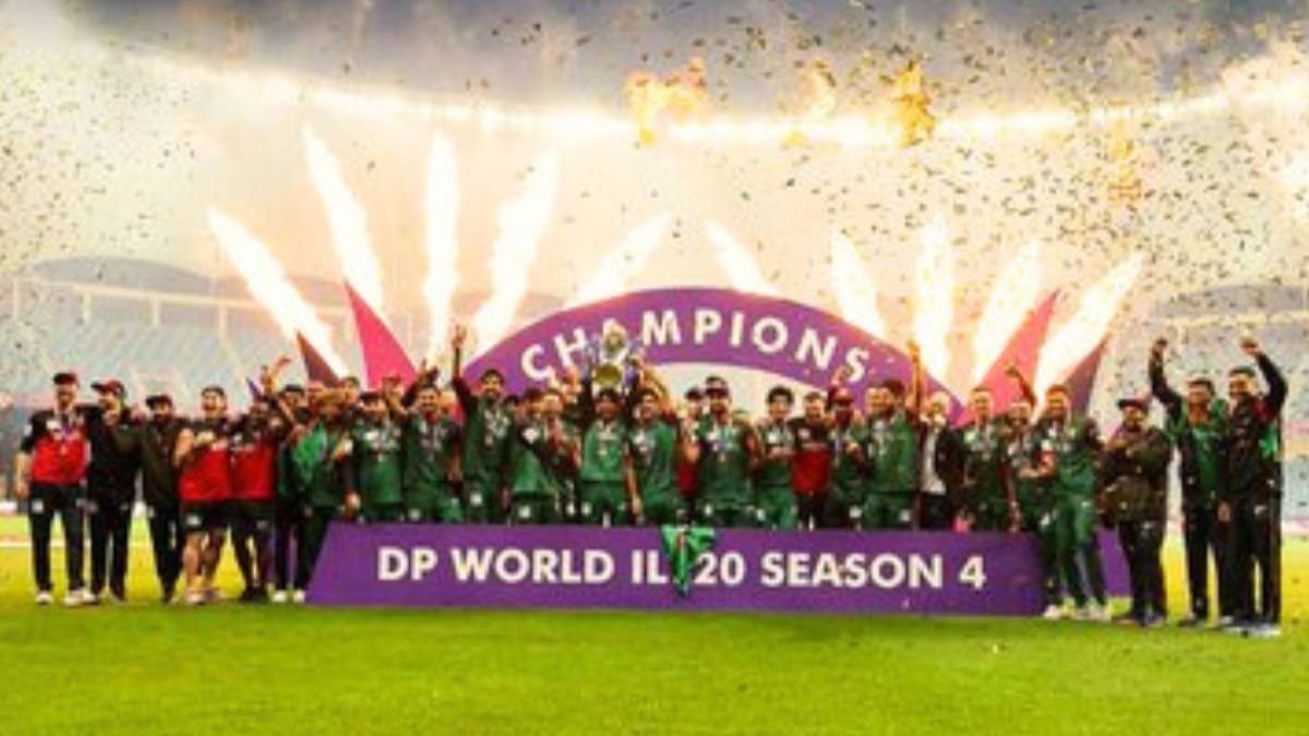 अंतरराष्ट्रीय लीग टी20 के चैंपियन बने डेजर्ट वाइपर्स, ILT20 का खिताब किया अपने नाम; MI एमिरेट्स को 46 रनों से हराया