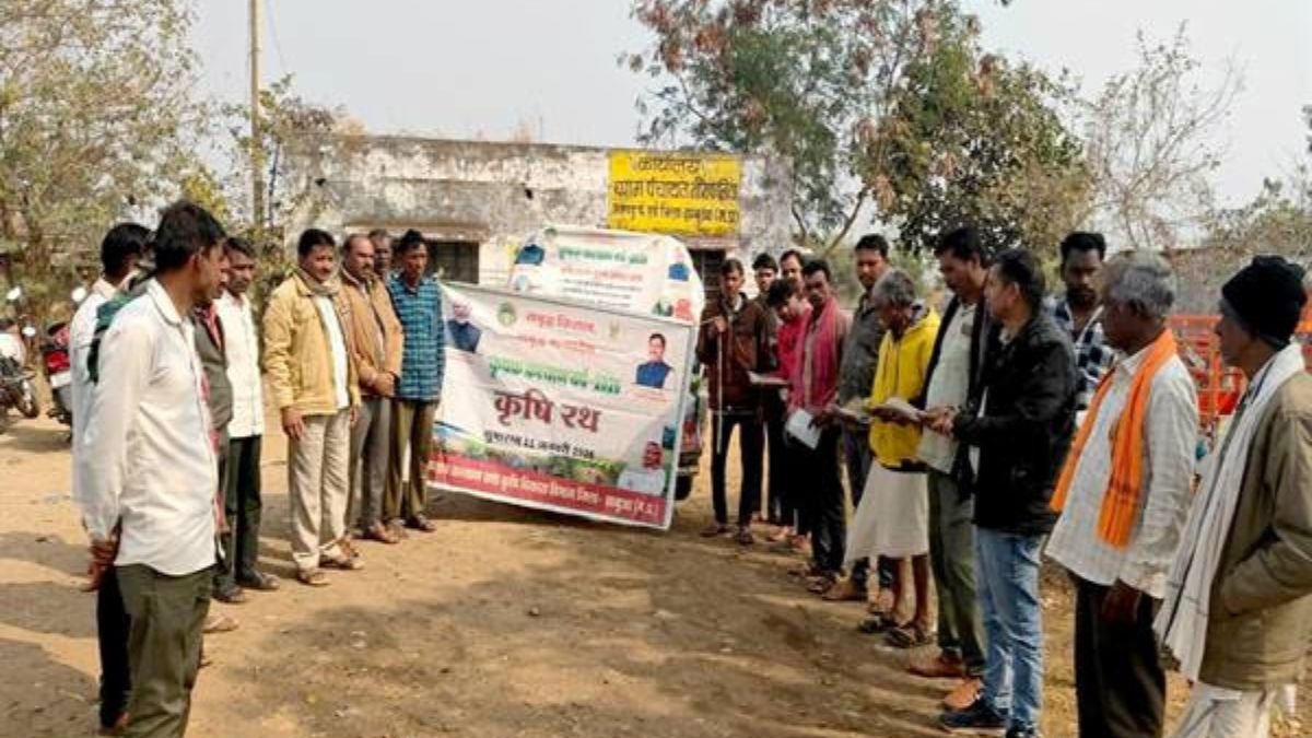 कृषक कल्याण वर्ष 2026, झाबुआ और टीकमगढ़ में कृषि रथ से किसानों तक पहुंची आधुनिक खेती की जानकारी